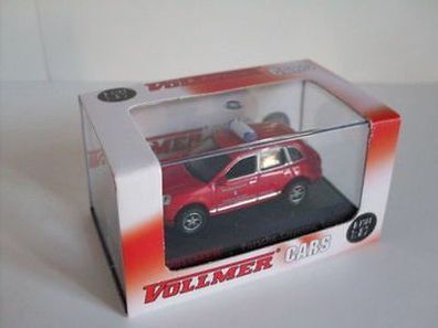 Porsche Cayenne Turbo Feuerwehr, Vollmer Welly Auto Modell 1:87 ( H0 ), Neu, OVP