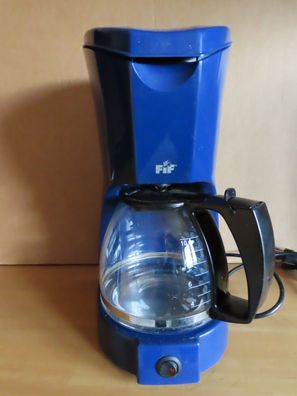 Kaffeebereiter Kaffeemaschine blau für bis zu 10 Tassen / FIF KM 220