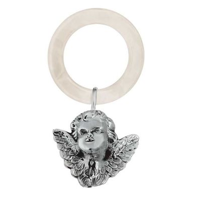 Babyrassel & Beißring Engel 925 Silber