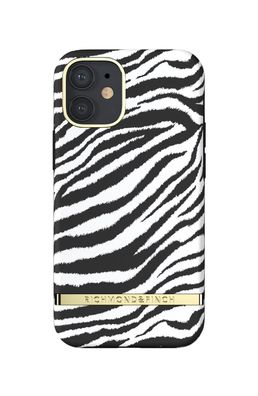 Richmond & Finch Zebra für Apple iPhone 12 mini - Schwarz