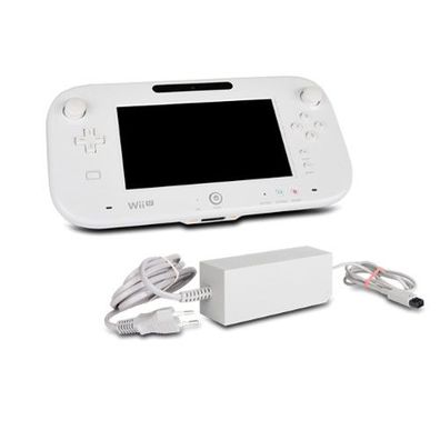 Original Nintendo Wii U Wii-U Gamepad Controller in Weiss + original Ladekabel