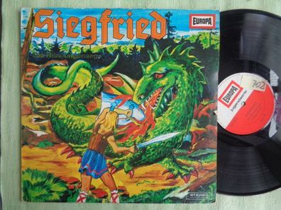 LP Europa E225 Siegfried Nibelungensage Hörspiel Claudius Brac Hans Paetsch Vinyl