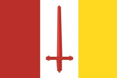 Fahne Flagge AAlst (Ostflandern, Belgien) Premiumqualität