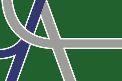 Fahne Flagge Albany City (Oregon) Premiumqualität