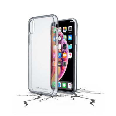 Cellularline Hardcase Apple iPhone Xs Max Handyhülle Tasche Klar Back NEU