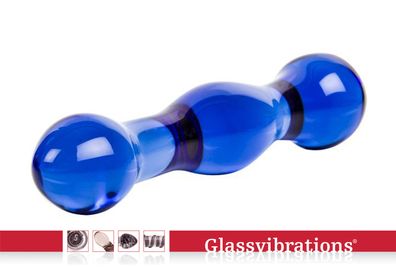 Glassvibrations Glasdildo Lady N° 02 Glas Dildo Sexspielzeug Massagegerät Intim