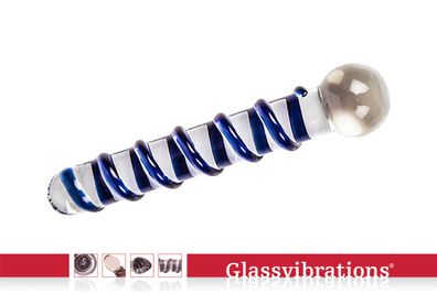 Glassvibrations Glasdildo Funny N° 01 Glas Dildo Sexspielzeug Massagegerät Intim