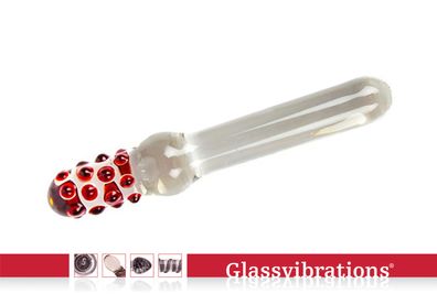 Glassvibrations Glasdildo Funny N° 02 Glas Dildo Sexspielzeug Massagegerät Intim