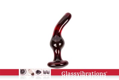 Glassvibrations Prostastimo N° 01 bordeaux Prostata Stimulationsgerät Anus After