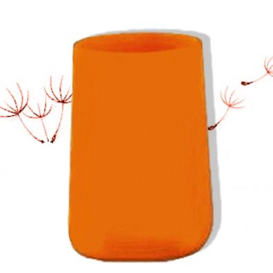 Trixy Orange Zahnputzbecher Becher Kunststoff