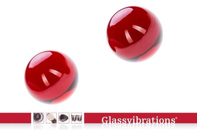 Glassvibrations Liebeskugeln red Beckenbodentraining Schwangerschaftsgymnastik