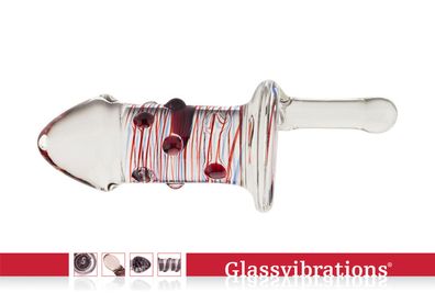 Glassvibrations Glasplug Afti Glas Plug Sexspielzeug Anal Dildo Massagegerät