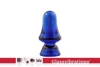 Glassvibrations Glasplug Champ XXL Glas Plug Sexspielzeug Anal Massage