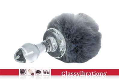 Glassvibrations Glasplug Geiler Rammler Glas Plug Sexspielzeug Anal Massagegerät
