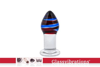 Glassvibrations Glasplug Kleiner Zauber Glas Plug Sexspielzeug Anal Massagegerät