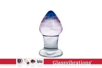 Glassvibrations Glasplug Der keusche Kleine Glas Plug Sexspielzeug Anal Massage