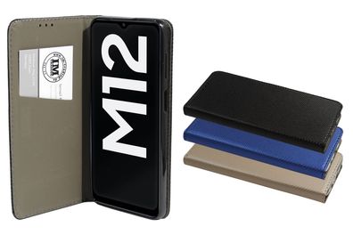 cofi1453 Buch Tasche "Smart" kompatibel mit Samsung GALAXY M12 ( M127F ) Handy ...