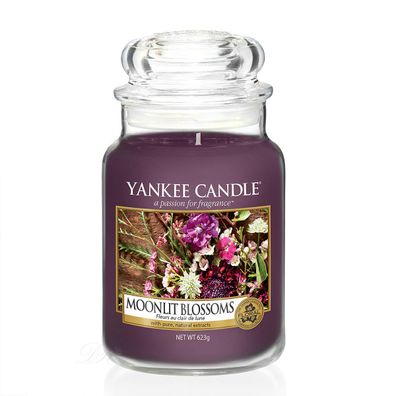Yankee Candle Moonlit Blossoms Duftkerze Großes Glas 623 g
