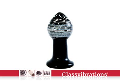 Glassvibrations Glasplug Africa Line Plug Glas Anal Sexspielzeug Massagegerät