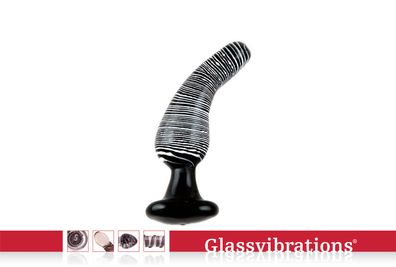 Glassvibrations Glasplug Africa Line Pigmy Glas Anal Sexspielzeug Massagegerät