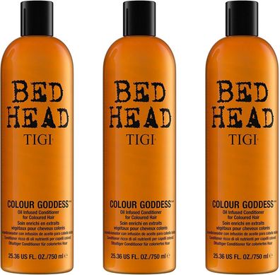 TIGI Bed Head Colour Goddess Oil Infused Conditioner 3x750 ml