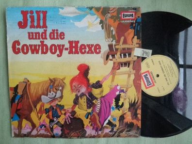LP Europa Jill und die Cowboy-Hexe Wilde Westen Karl Heinz Gies 1-2 Hörspiel
