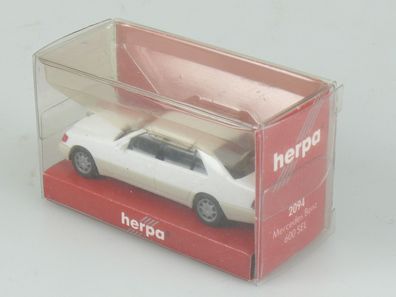 1:87 Herpa 2094/020947 MB W140 S-KLASSE 600SEL weiss, neu