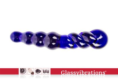 Glassvibrations Glasdildo Blaue Liebe Glas Dildo Sexspielzeug Lust Massagegerät