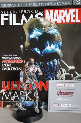 MARVEL MOVIE Collection #122 Ultron Mark 1 Figurine (Avengers: Age of Ultron) Eaglemo