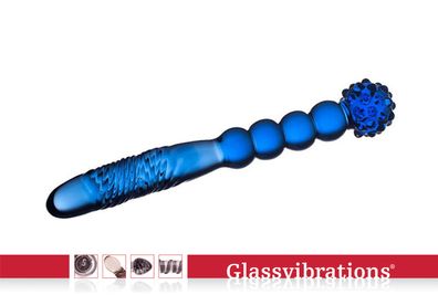 Glassvibrations Glasdildo Blauer Killer Glas Dildo Sexspielzeug Lust Sex Massage