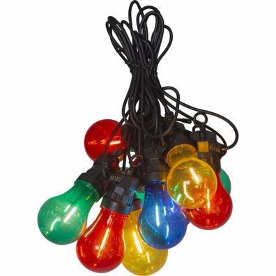 LED Party Lichterkette Circus Filament 10er bunt 4m Best Season 476-77