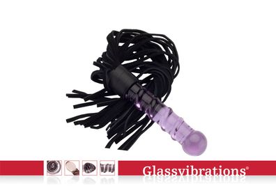 Glassvibrations Glasdildo Glas Peitsche Mini purple Dildo Sexspielzeug Lust Sex