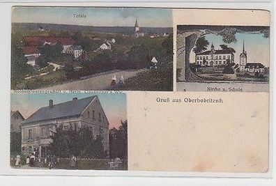 64097 Mehrbild Ak Gruß aus Oberbobritzsch Kolonialwarengeschäft um 1910