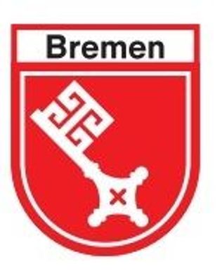 Bügeltransfer für Ihre Kleidung oder Maske - schnell und einfach - Wappen BREMEN -