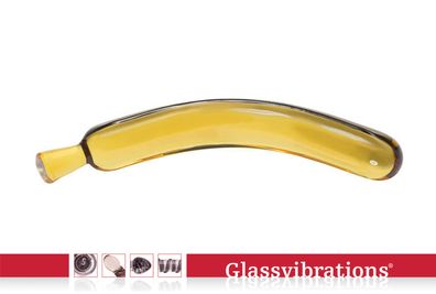 Glassvibrations Glasdildo Banane Fruit Line Glas Dildo Sex Spielzeug Massage