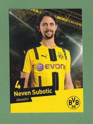Neven Subotic (Fußballer- BVB ) - Autogrammkarte
