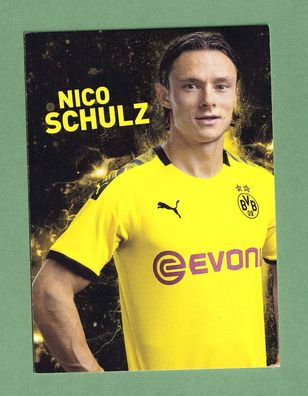 Nico Schulz (Fußballer- BVB ) - Autogrammkarte