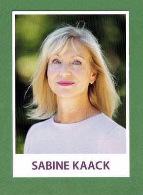 Sabine Kaack - Autogrammkarte