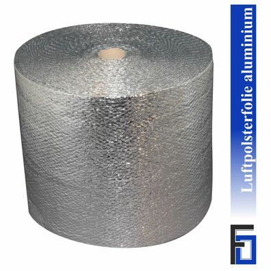 Luftpolsterfolie Aluminium kaschiert Breite 50 cm x Länge 60 m / 250 my | FF