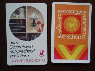 2 DDR Taschenkalender Versicherung 1978 / 83