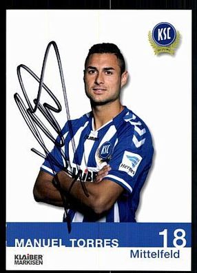 Manuel Torres Karlsruher SC 2014-15 Original Signiert + A 84839