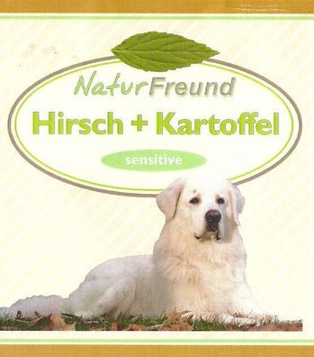 NaturFreund Hirsch & Kartoffel 6 x 800g