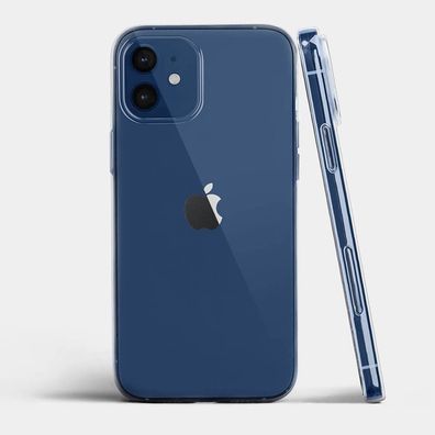 Fall für iPhone 12 / Mini / Pro / Pro Max TPU Silikon klar montierte Stoßstange