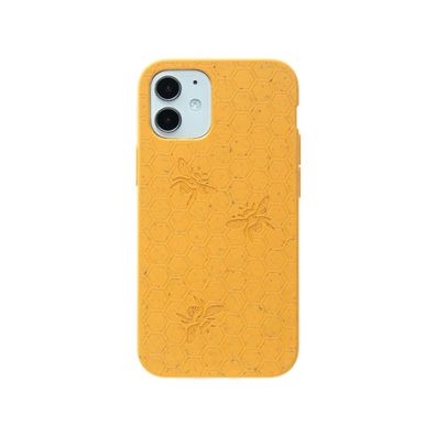 Pela Case Eco Friendly Case Honey Bee Edition für Apple iPhone 12 mini - Gelb