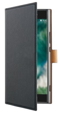 XQISIT Slim Wallet Selection für Xperia XA1 Ultra - Schwarz