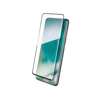 XQISIT Tough Glass E2E Curved für Samsung Galaxy S21 Ultra - Schwarz
