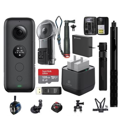 5.7k vr 360 Action-Kamera für iPhone & Android-Ladegerät Bullet Time unsichtbare