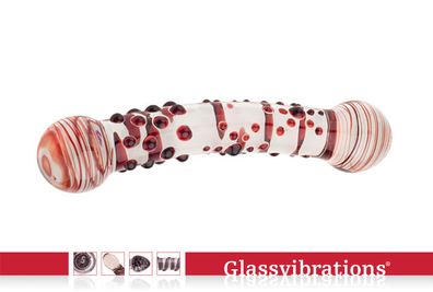 Glassvibrations Glasdildo Der rote Funke Glas Dildo Sexspielzeug Lust Massage