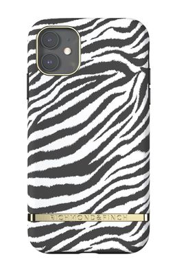 Richmond & Finch Zebra für Apple iPhone 11 - Schwarz