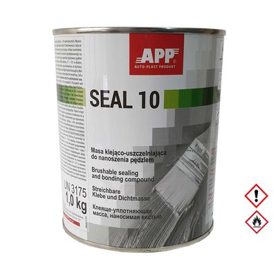 APP SEAL 10 streichbare Karosserie Klebe- und Dichtmasse hellgrau 1 kg
